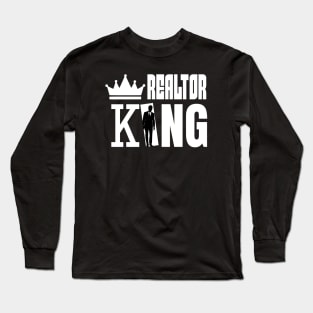 R e a l t o r  King Long Sleeve T-Shirt